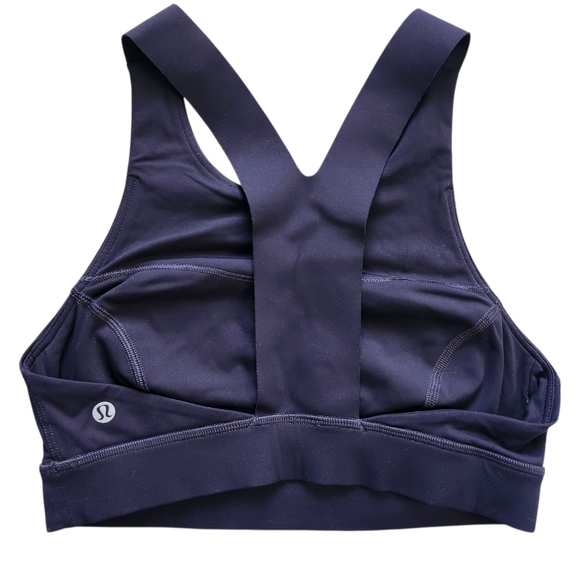 Lululemon Fast And Free Deep Purple Sports Bra - Picture 4 of 4